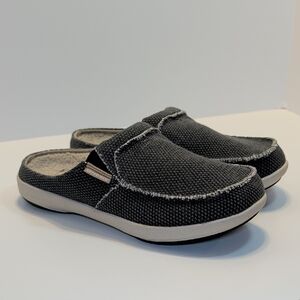 Gecko Man Slip-On Canvas Slippers Size 8